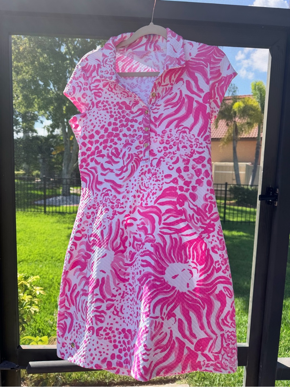 ✨ Lilly Pulitzer Rayna Polo Mini Dress ✨ size Large